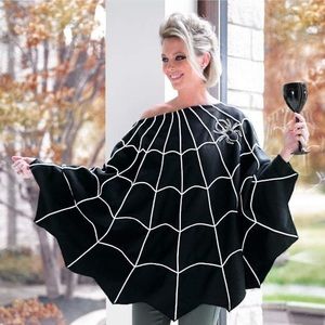 Grandin Road Spiderweb poncho